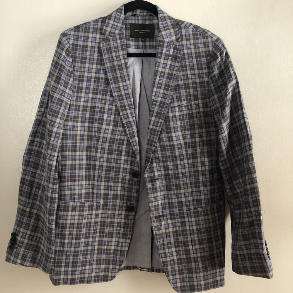 Banana Republic plaid jacket